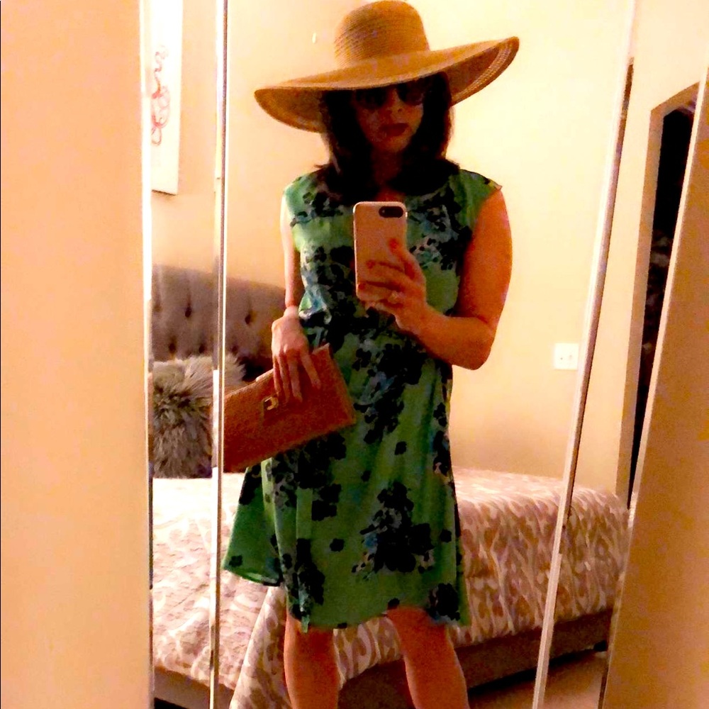 New York & Co Floral Spring Dress Size M